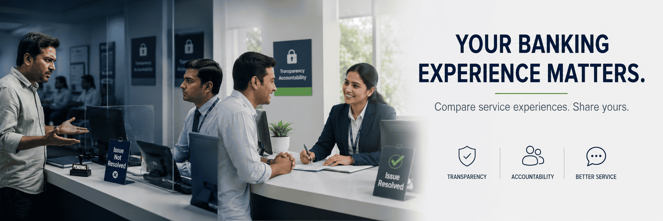 Your banking experience matters campaign